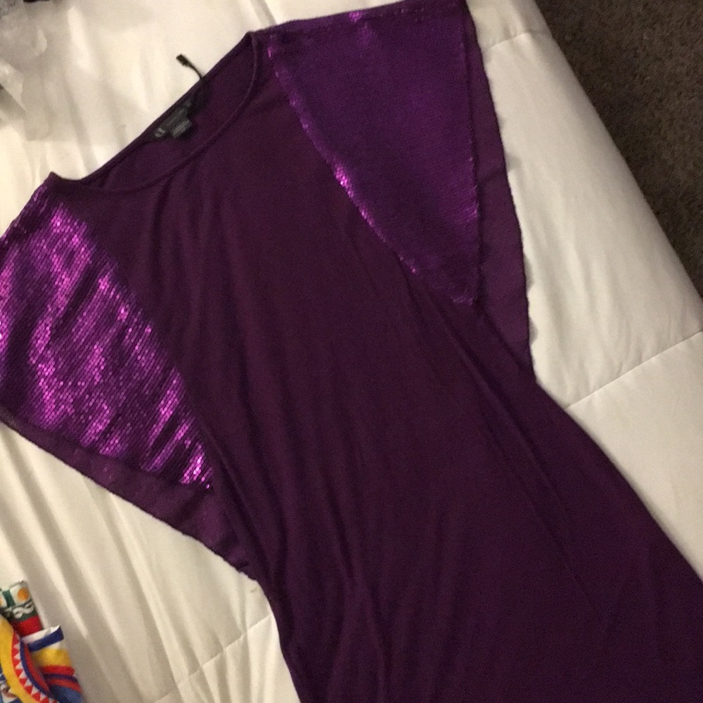 Purple Body Con Armani Exchange
